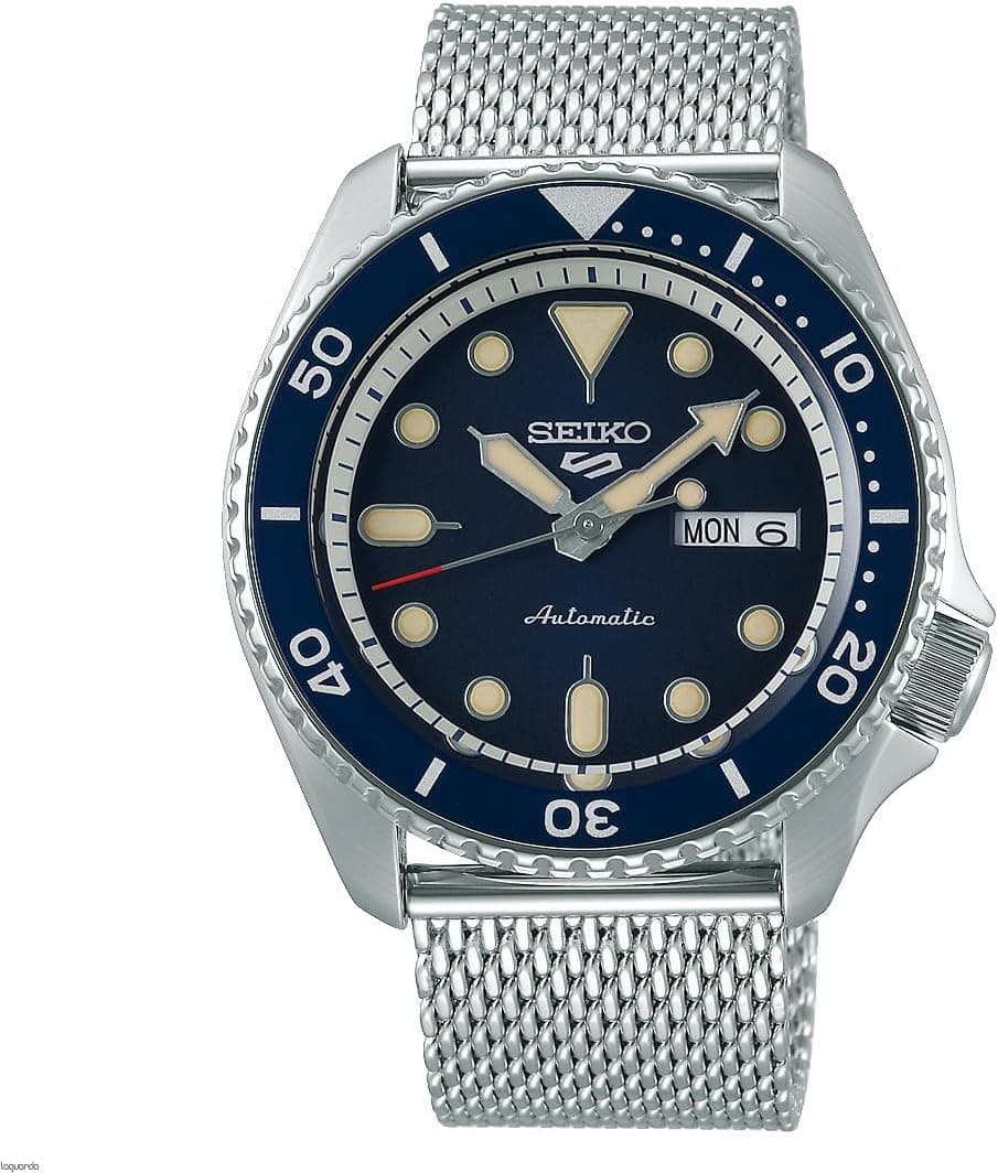 ساعت مچی مردانه Seiko 5 Sports آنالوگ اتوماتیک آبی مدل Srpd5 3K1 ساعت مچی مردانه Seiko 5 Sports آنالوگ اتوماتیک آبی مدل Srpd5 3K1