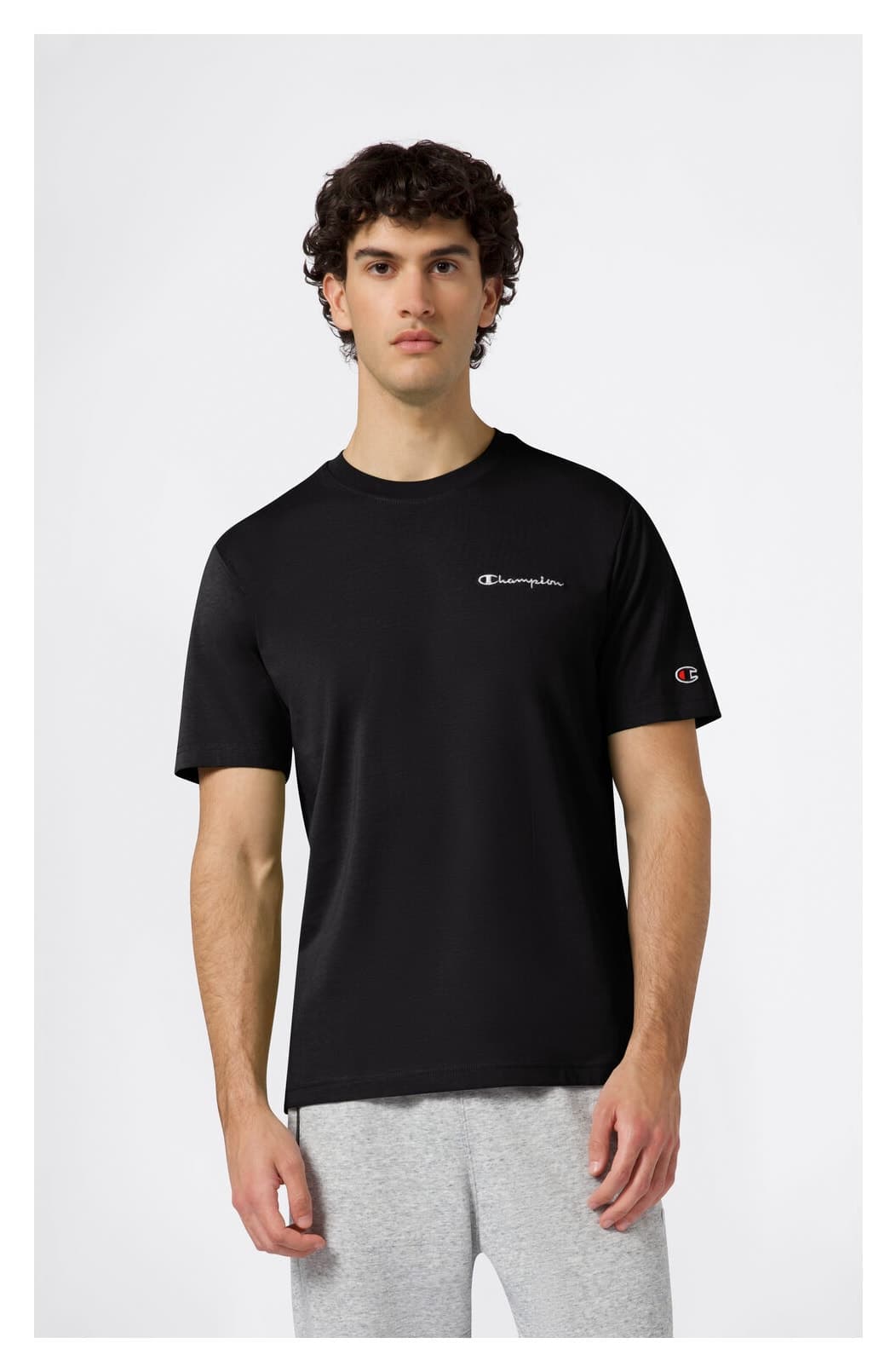 تیشرت آستین کوتاه مردانه Champion مشکی مدل 221798-KK001 تیشرت آستین کوتاه مردانه Champion مشکی مدل 221798-KK001