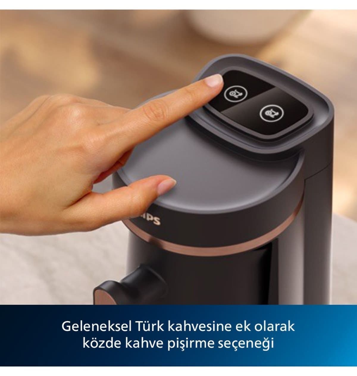 دستگاه قهوهساز ترک Philips سری 5000 با قابلیت دمآوری قهوه ترک روی حرارت ملایم مدل HDA150/60 دستگاه قهوهساز ترک Philips سری 5000 با قابلیت دمآوری قهوه ترک روی حرارت ملایم مدل HDA150/60