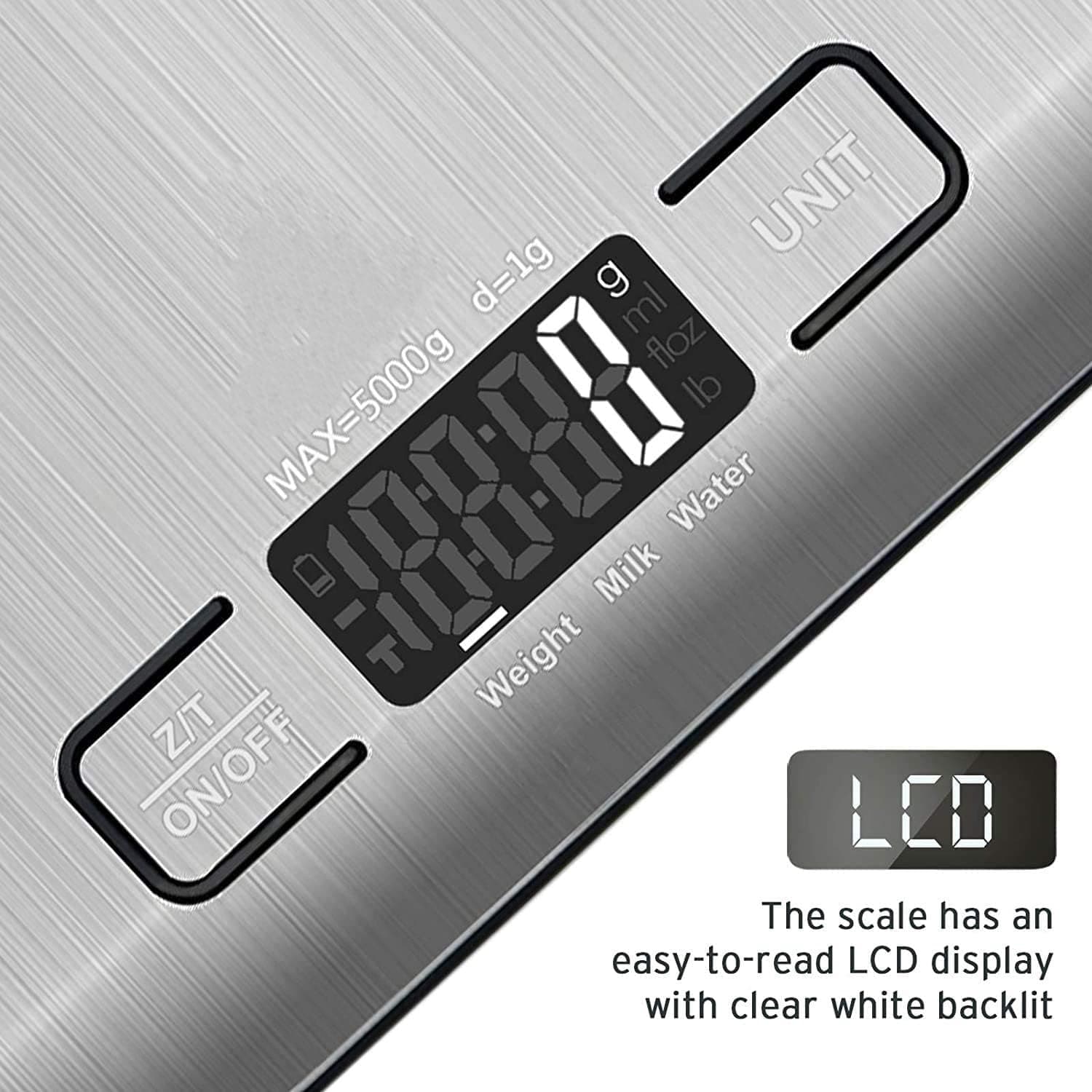 ترازو آشپزخانه دیجیتال Orret Home سطح استیل ضدزنگ ظرفیت 5 کیلوگرم صفحه LCD ترازو آشپزخانه دیجیتال Orret Home سطح استیل ضدزنگ ظرفیت 5 کیلوگرم صفحه LCD