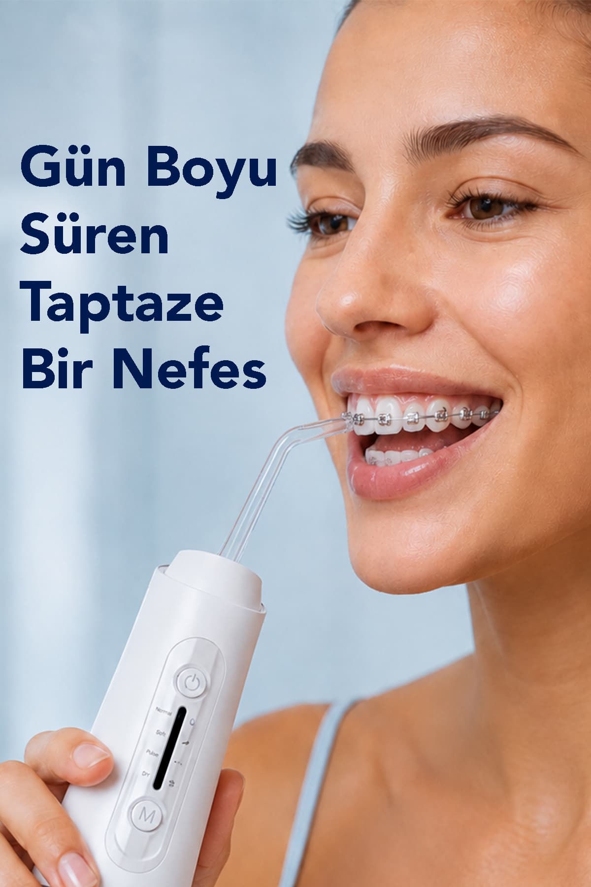 واترجت دهان و دندان شارژی mimtec ضدآب با مخزن 320ml، 5 سری و 4 حالت، سفید واترجت دهان و دندان شارژی mimtec ضدآب با مخزن 320ml، 5 سری و 4 حالت، سفید