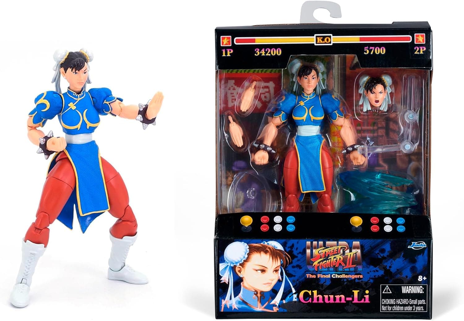 فیگور Jada از سری Street Fighter 2 با شخصیت Chun Li فیگور Jada از سری Street Fighter 2 با شخصیت Chun Li
