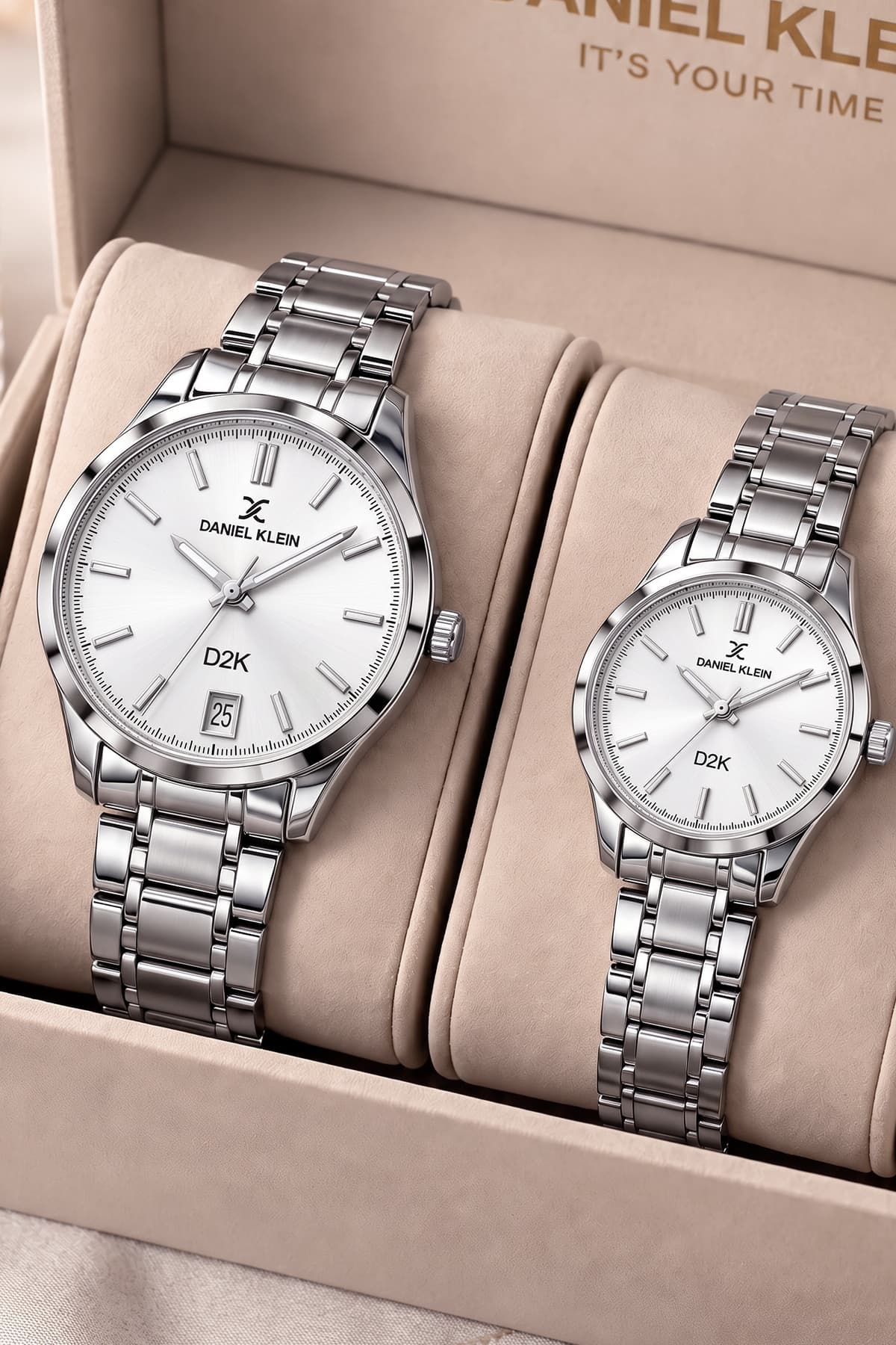 ست ساعت مچی زنانه Daniel Klein بند فولادی ضد آب مدل DKE2121C5 ست ساعت مچی زنانه Daniel Klein بند فولادی ضد آب مدل DKE2121C5