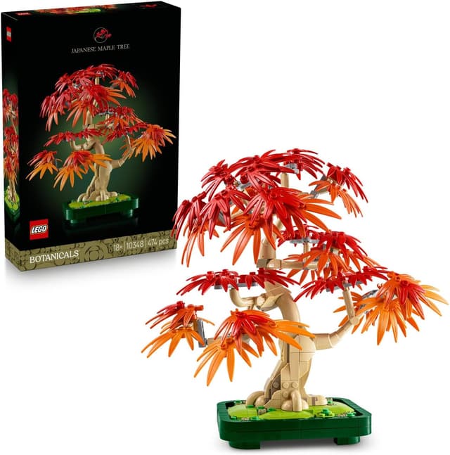 لگو 10348 Botanicals بونسای افرای قرمز ژاپنی لگو 10348 Botanicals بونسای افرای قرمز ژاپنی