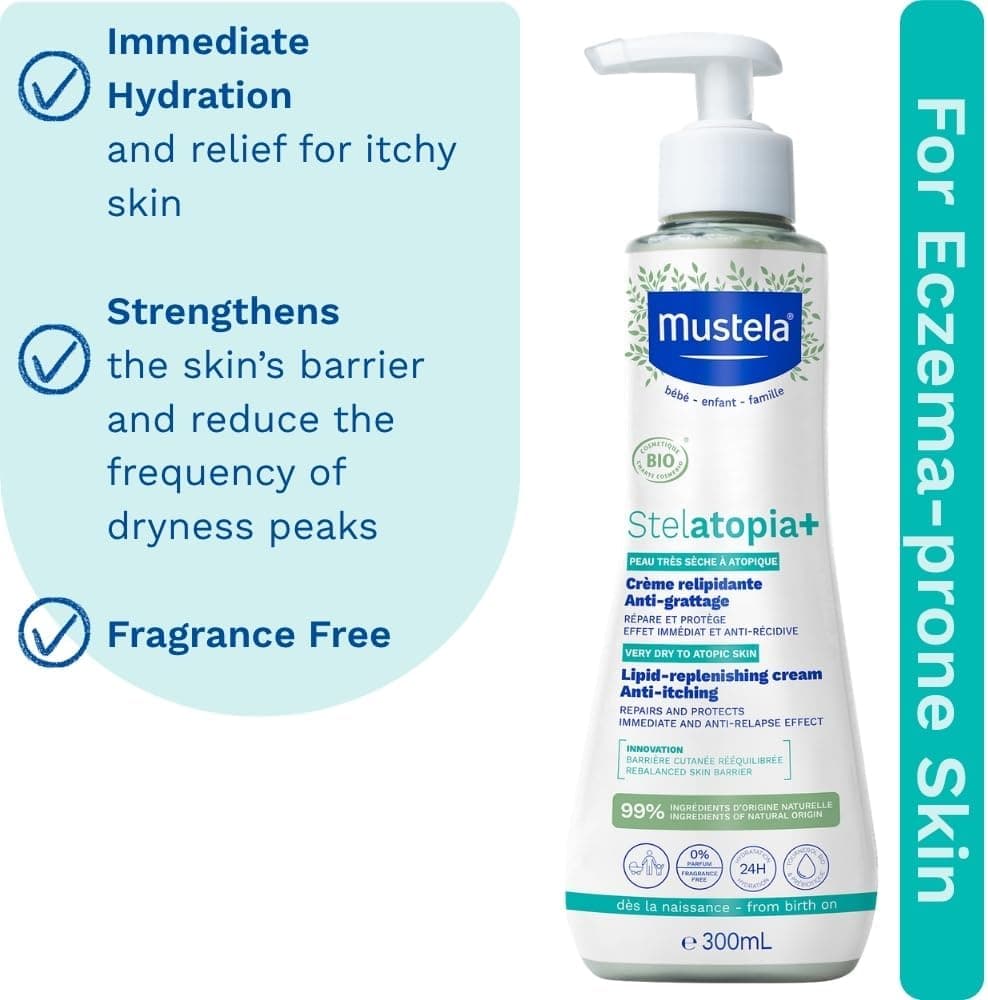 کرم بازسازیکننده سد پوستی Mustela مدل Stelatopia 300ml کرم بازسازیکننده سد پوستی Mustela مدل Stelatopia 300ml