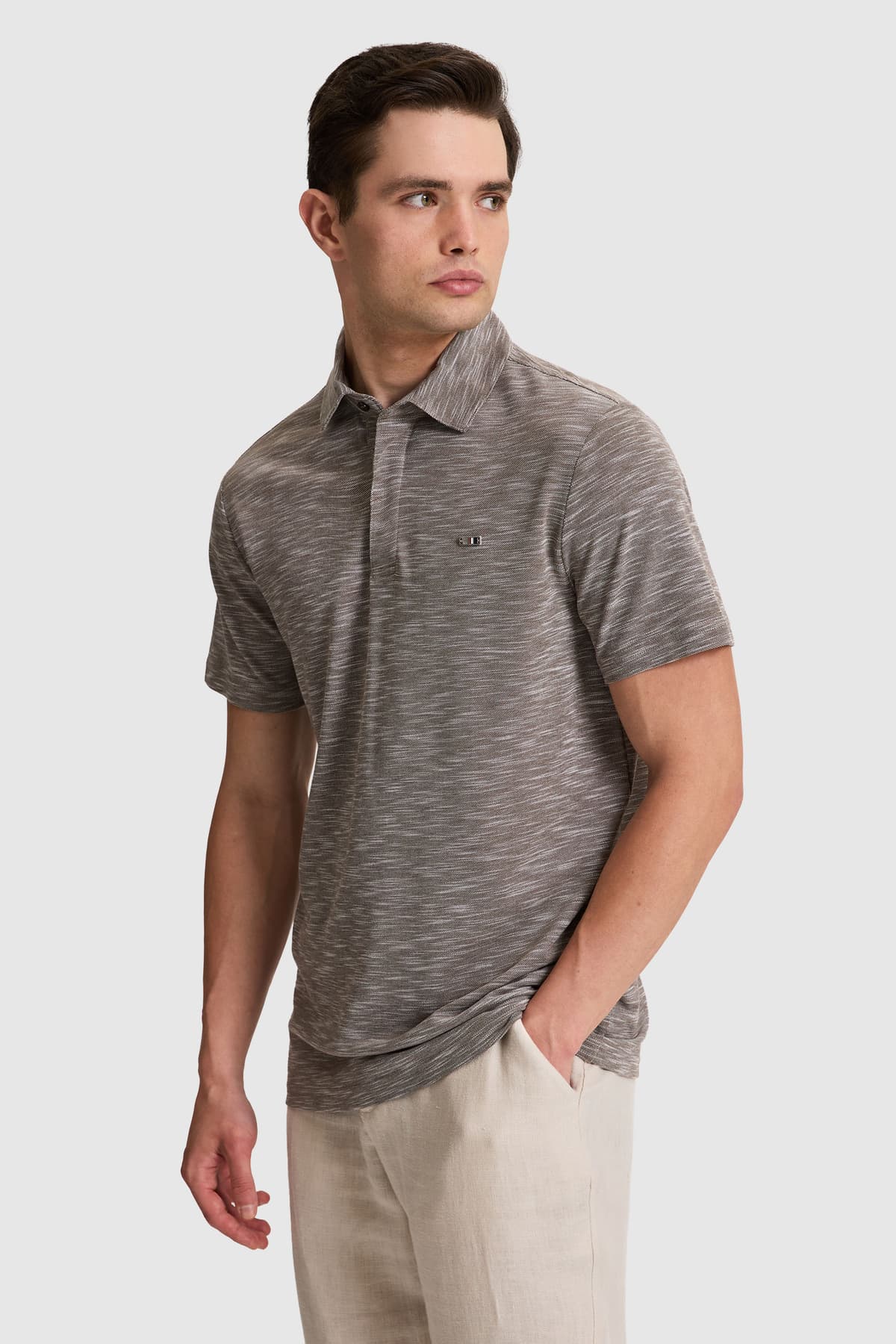 تیشرت مردانه U.S. Polo Assn. قهوهای مدل 50326969-VR029 تیشرت مردانه U.S. Polo Assn. قهوهای مدل 50326969-VR029