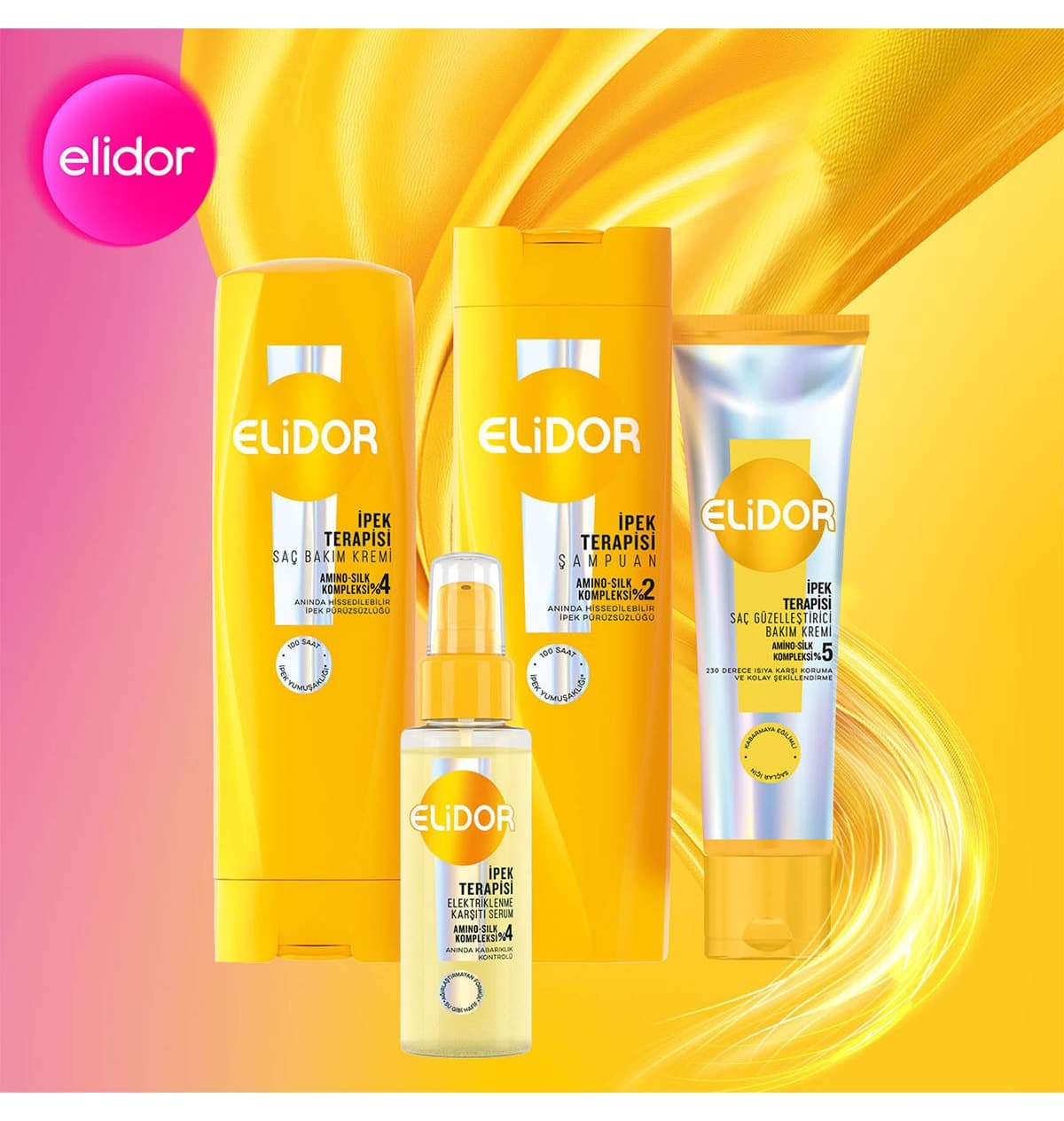 کرم مراقبت مو Elidor تراپی ابریشم 130 ml x2 کرم مراقبت مو Elidor تراپی ابریشم 130 ml x2