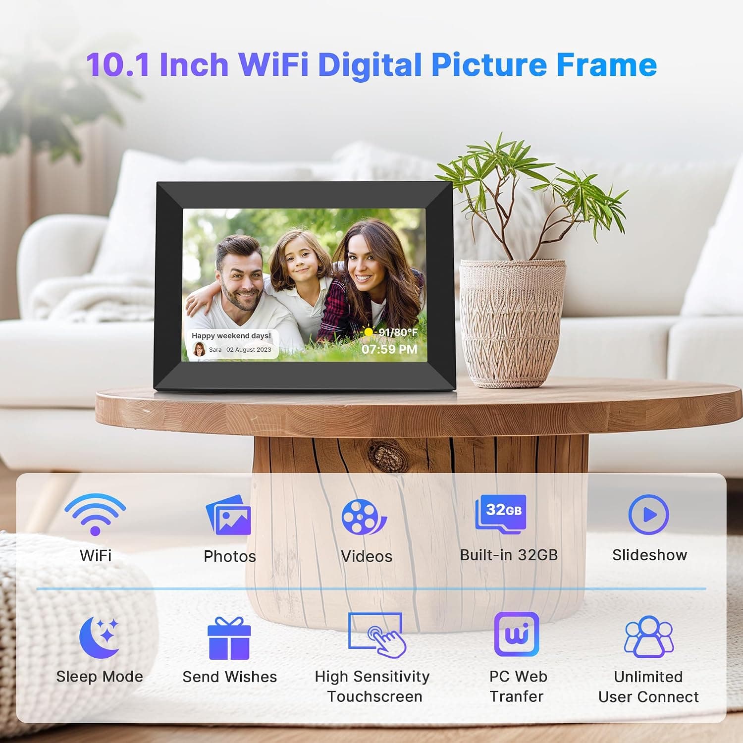 قاب عکس دیجیتال MaxAngel مدل Uhale 10.1 اینچ IPS لمسی 32 GB قاب عکس دیجیتال MaxAngel مدل Uhale 10.1 اینچ IPS لمسی 32 GB