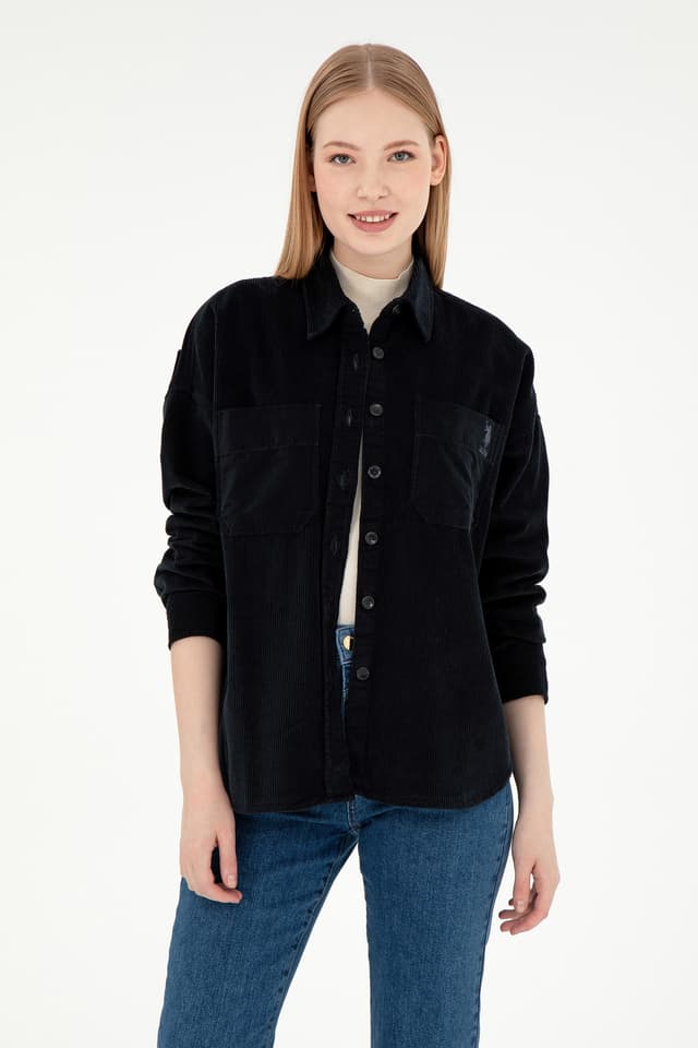 پیراهن زنانه U.S. Polo Assn. مشکی آستینبلند مدل 50290001-VR046 پیراهن زنانه U.S. Polo Assn. مشکی آستینبلند مدل 50290001-VR046