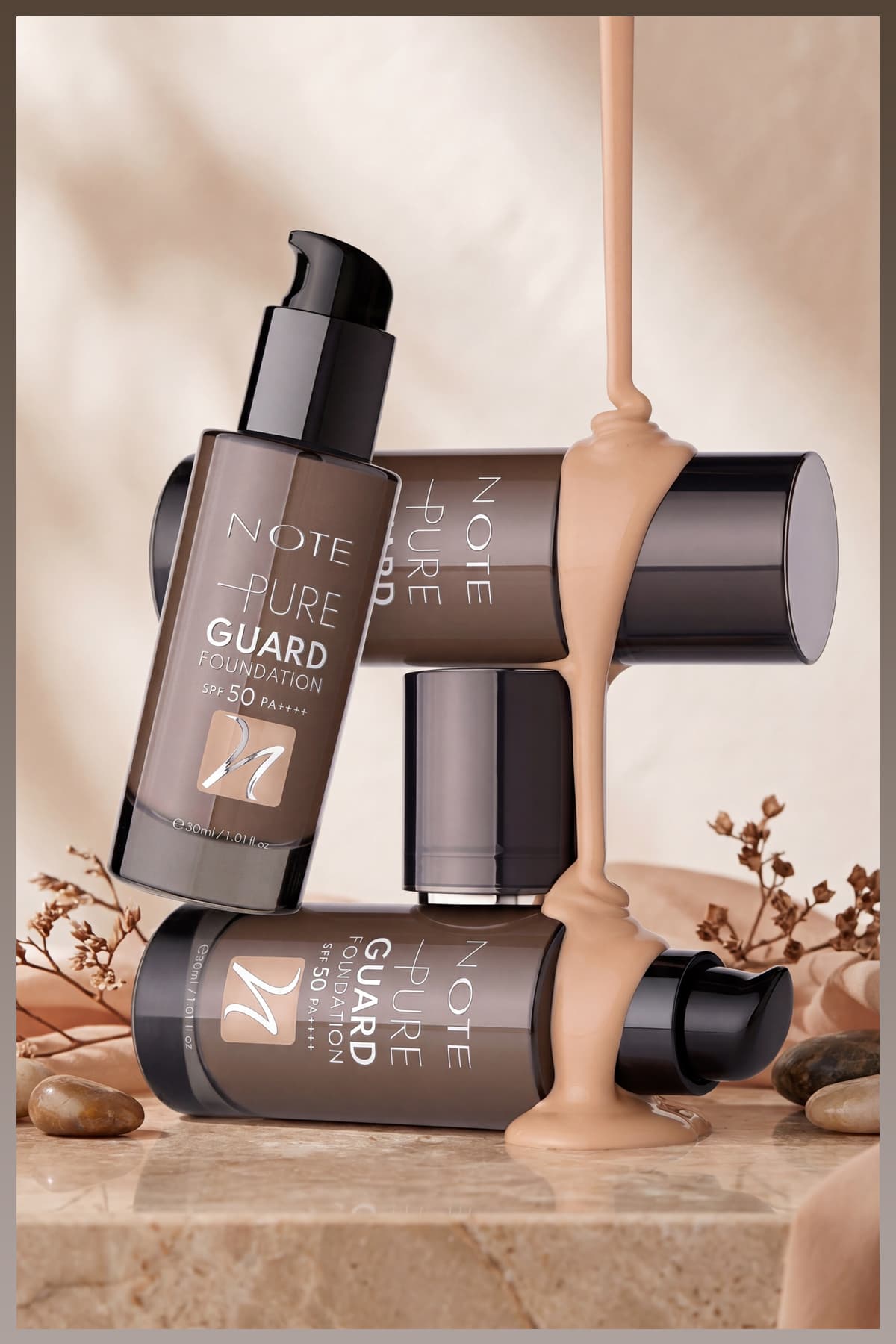 فوندتن Note Cosmetics PureGuard پوشش قوی فینیش ساتن SPF 50 بژ خالص 110 فوندتن Note Cosmetics PureGuard پوشش قوی فینیش ساتن SPF 50 بژ خالص 110