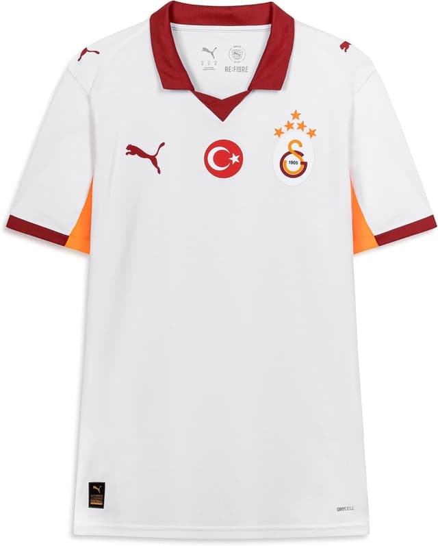 پیراهن فوتبال مردانه PUMA Galatasaray سفید خارج از خانه 2025/26 مدل 77981102 پیراهن فوتبال مردانه PUMA Galatasaray سفید خارج از خانه 2025/26 مدل 77981102