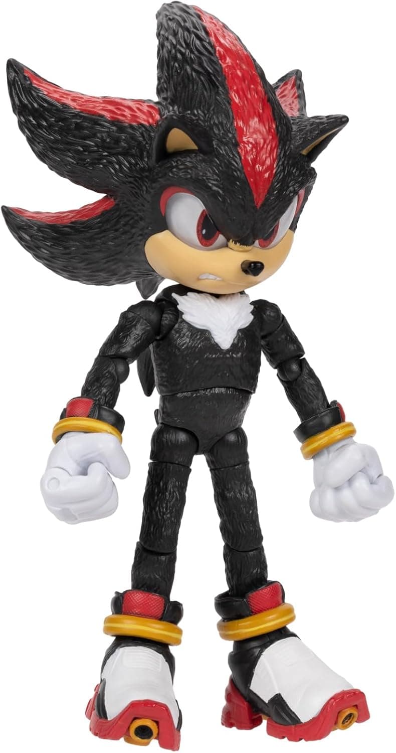 فیگور اکشن 5 اینچی Sonic The Hedgehog شخصیت Shadow مدل SONIC THE HEDGEHOG 3 فیگور اکشن 5 اینچی Sonic The Hedgehog شخصیت Shadow مدل SONIC THE HEDGEHOG 3
