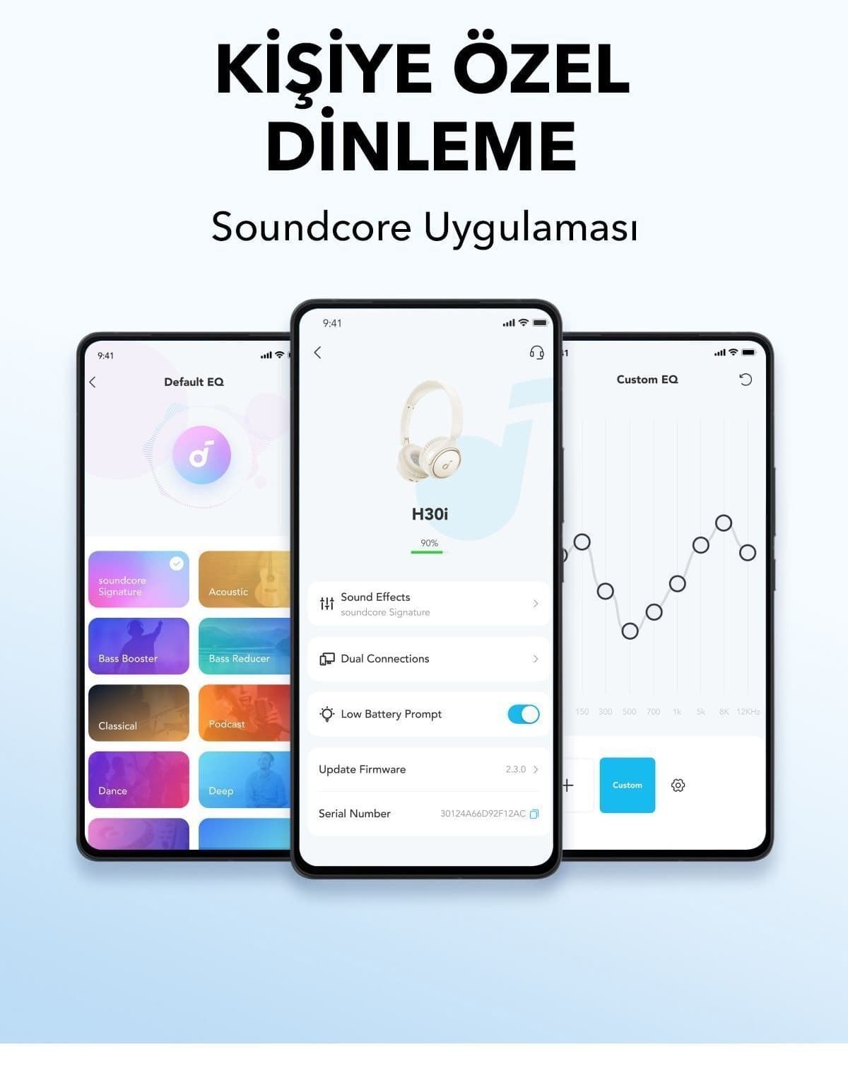 هدفون Anker Soundcore H30i بیسیم میکروفوندار ۷۰ ساعته سفید مدل A3012 هدفون Anker Soundcore H30i بیسیم میکروفوندار ۷۰ ساعته سفید مدل A3012