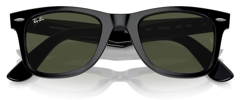 عینک آفتابی یونیسکس Ray-Ban فریم استخوانی لنز سبز wayfarer مدل Rb2140 901 50 عینک آفتابی یونیسکس Ray-Ban فریم استخوانی لنز سبز wayfarer مدل Rb2140 901 50