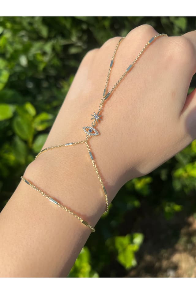 جواهر زنانه Glowy&Co. فولاد ضدسیاهشدگی Mystic Eye Şahmeran جواهر زنانه Glowy&Co. فولاد ضدسیاهشدگی Mystic Eye Şahmeran