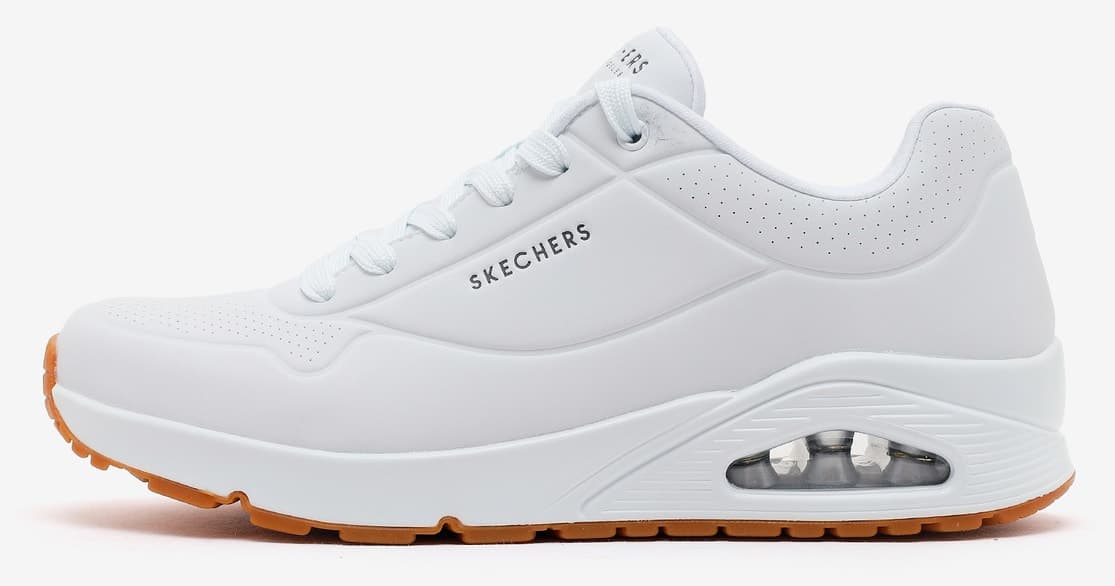 کفش اسنیکرز مردانه Skechers UNO STAND ON AIR سفید مدل 52458TK WHT کفش اسنیکرز مردانه Skechers UNO STAND ON AIR سفید مدل 52458TK WHT