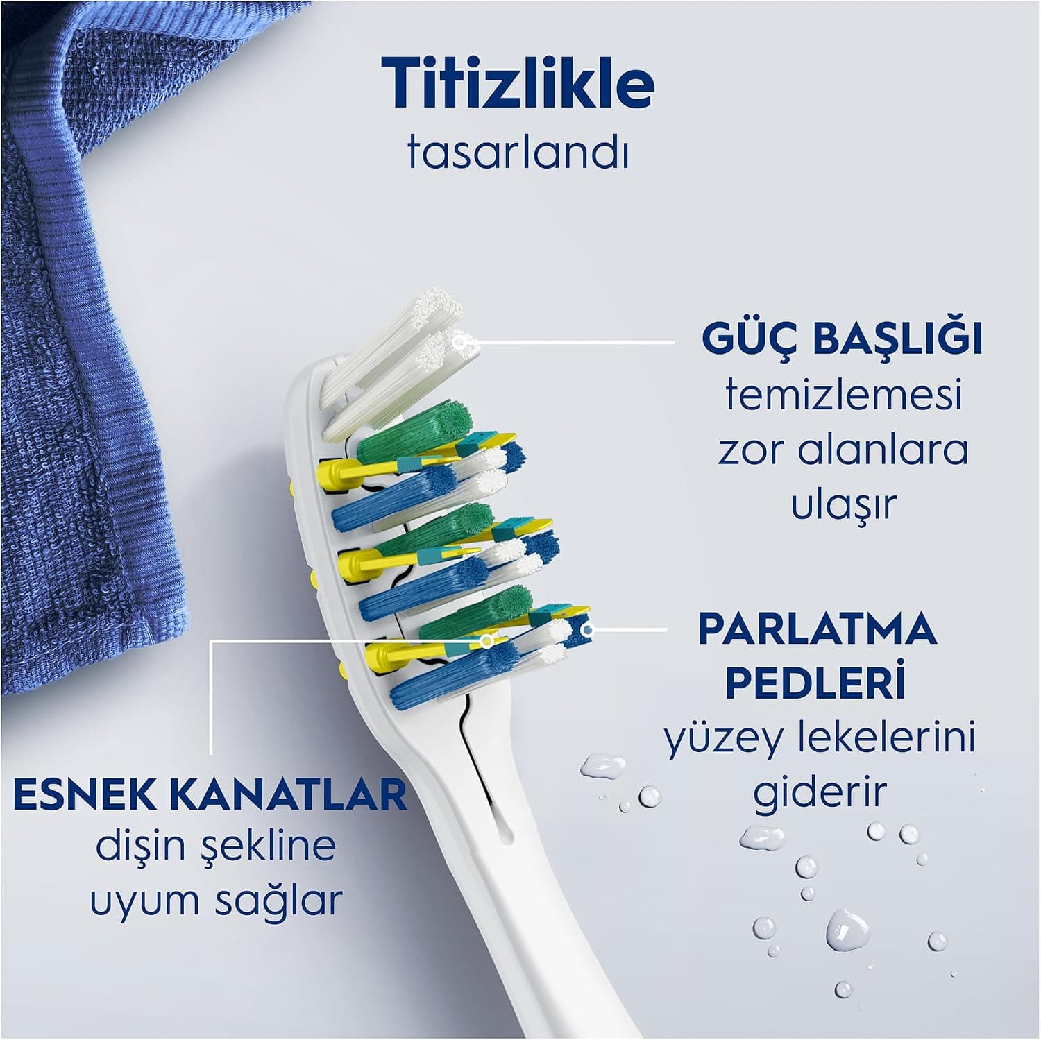 مسواک باتریدار Oral-B Pro-3DWhite Pulsar با برس متوسط مسواک باتریدار Oral-B Pro-3DWhite Pulsar با برس متوسط