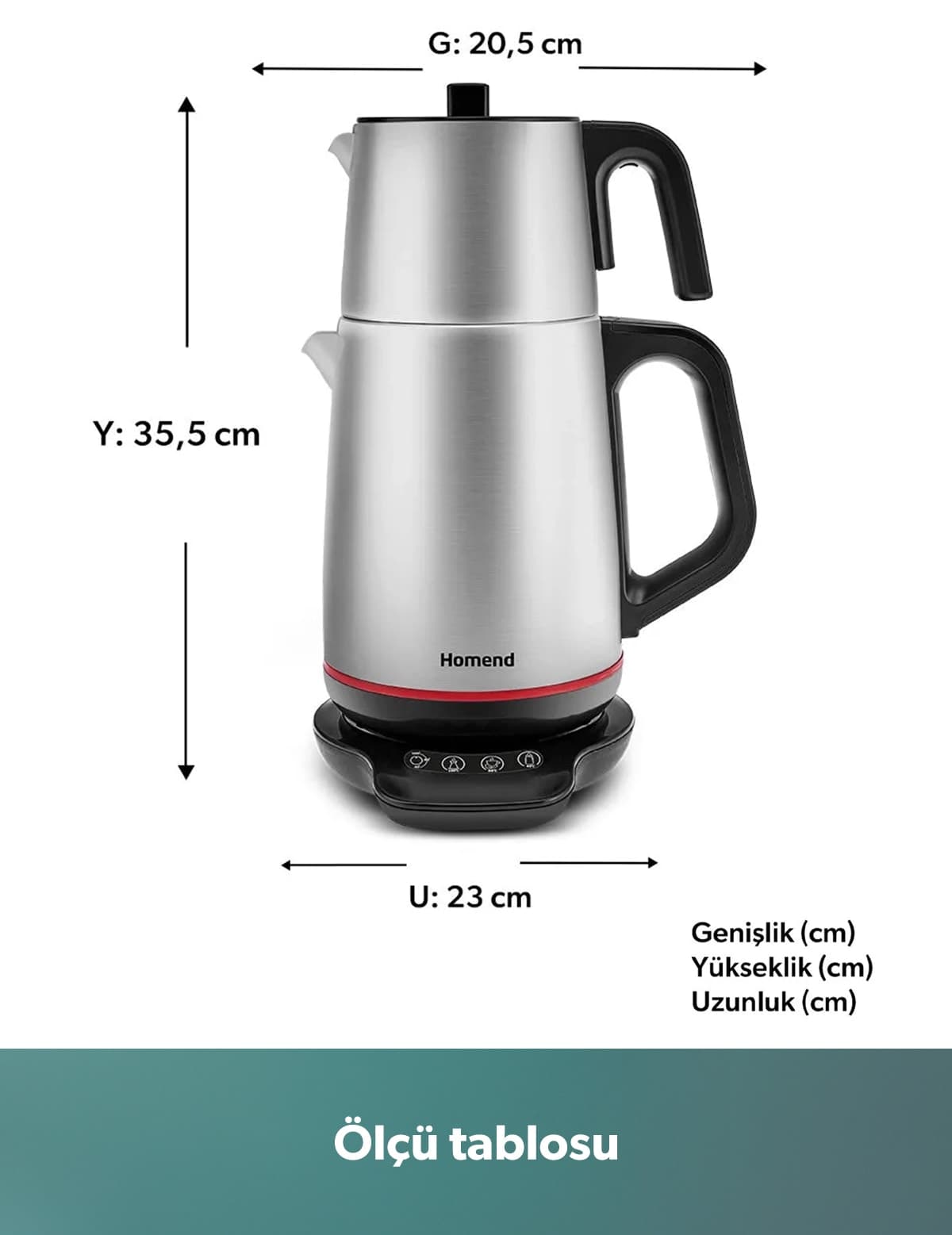 چایساز گویا HOMEND Royaltea استیل ضدزنگ مشکی 1800 W مدل 1708H چایساز گویا HOMEND Royaltea استیل ضدزنگ مشکی 1800 W مدل 1708H