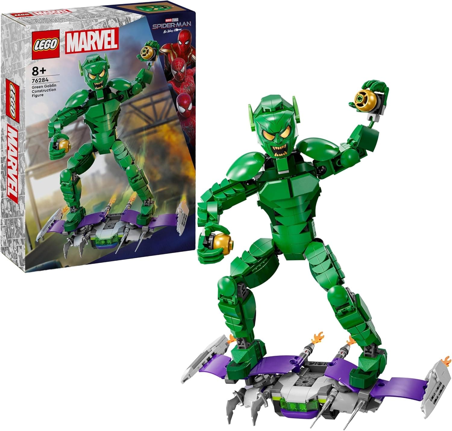 لگو Marvel Green Goblin مدل 76284 با 471 قطعه لگو Marvel Green Goblin مدل 76284 با 471 قطعه