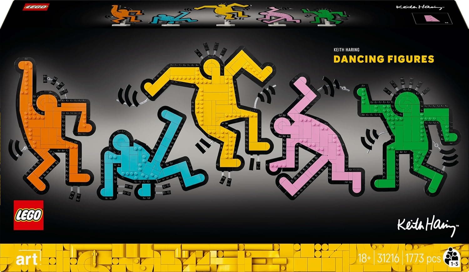 لگو Art Keith Haring فیگورهای رقصان مدل 31216 لگو Art Keith Haring فیگورهای رقصان مدل 31216