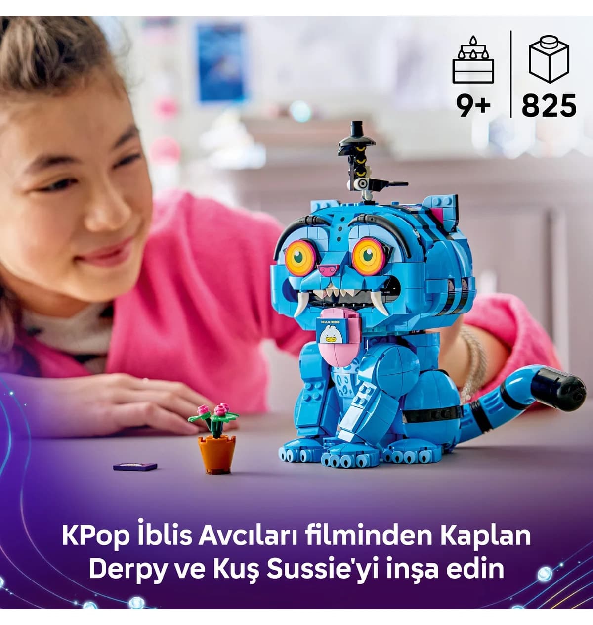 لگو 72537 KPop Demon Hunters ببر Derpy و پرنده Sussie 825 قطعه لگو 72537 KPop Demon Hunters ببر Derpy و پرنده Sussie 825 قطعه