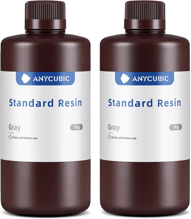 رزین پرینت سه بعدی ANYCUBIC با طول موج 405nm برای پرینترهای LCD/DLP/SLA خاکستری 2kg رزین پرینت سه بعدی ANYCUBIC با طول موج 405nm برای پرینترهای LCD/DLP/SLA خاکستری 2kg