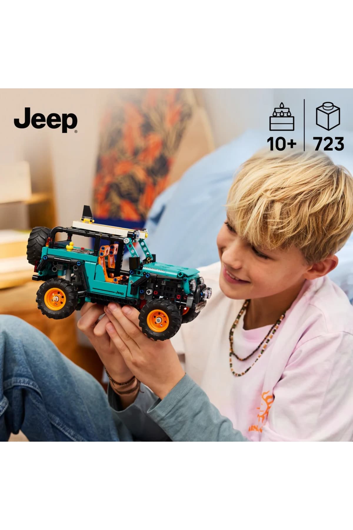 ست ساختنی برای بالای ۱۰ سال لگو Technic مدل SUV Jeep Wrangler Rubicon 42227 (723 قطعه) ست ساختنی برای بالای ۱۰ سال لگو Technic مدل SUV Jeep Wrangler Rubicon 42227 (723 قطعه)