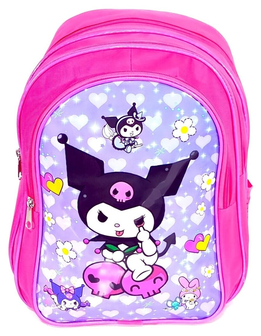 کیف غذاخوری دخترانه کودک LUCKY BAG با طرح Kuromi برای مدرسه کیف غذاخوری دخترانه کودک LUCKY BAG با طرح Kuromi برای مدرسه
