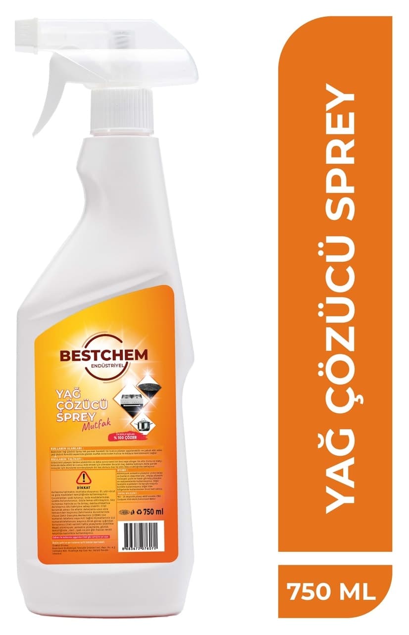 اسپری چربیزدا و تمیزکننده سنگین BESTCHEM 750ml اسپری چربیزدا و تمیزکننده سنگین BESTCHEM 750ml