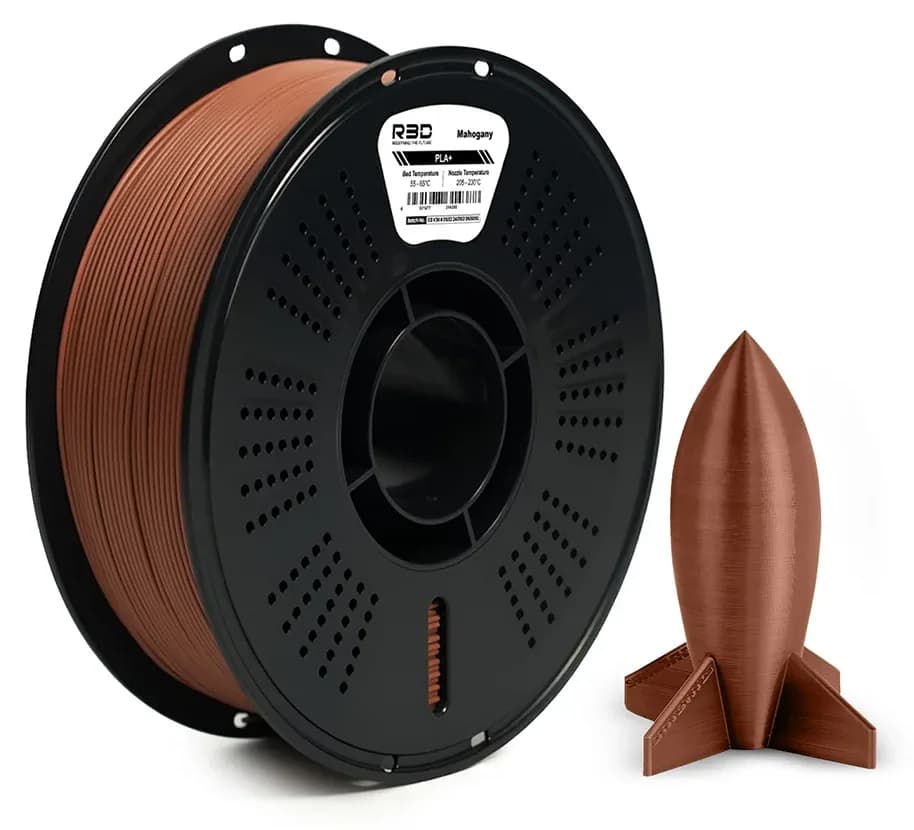 فیلامنت R3D PLA+ رنگ ماهوگنی فیلامنت R3D PLA+ رنگ ماهوگنی