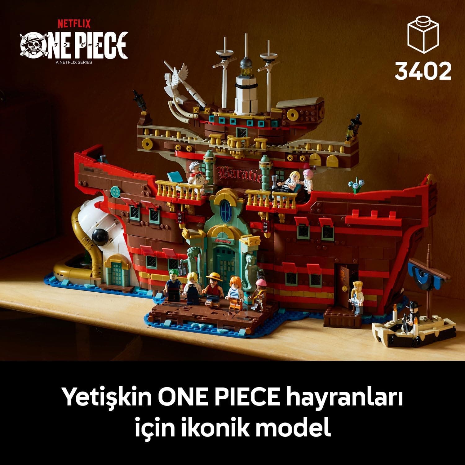 لگو ONE PIECE رستوران شناور Baratie مدل 75640 لگو ONE PIECE رستوران شناور Baratie مدل 75640