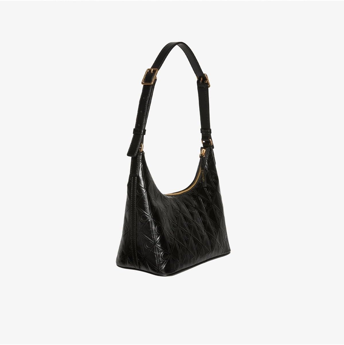 کیف دوشی زنانه Calvin Klein مشکی با نشان حکشده، سایز استاندارد، مدل LV04F3874G، UB1-Siyah کیف دوشی زنانه Calvin Klein مشکی با نشان حکشده، سایز استاندارد، مدل LV04F3874G، UB1-Siyah