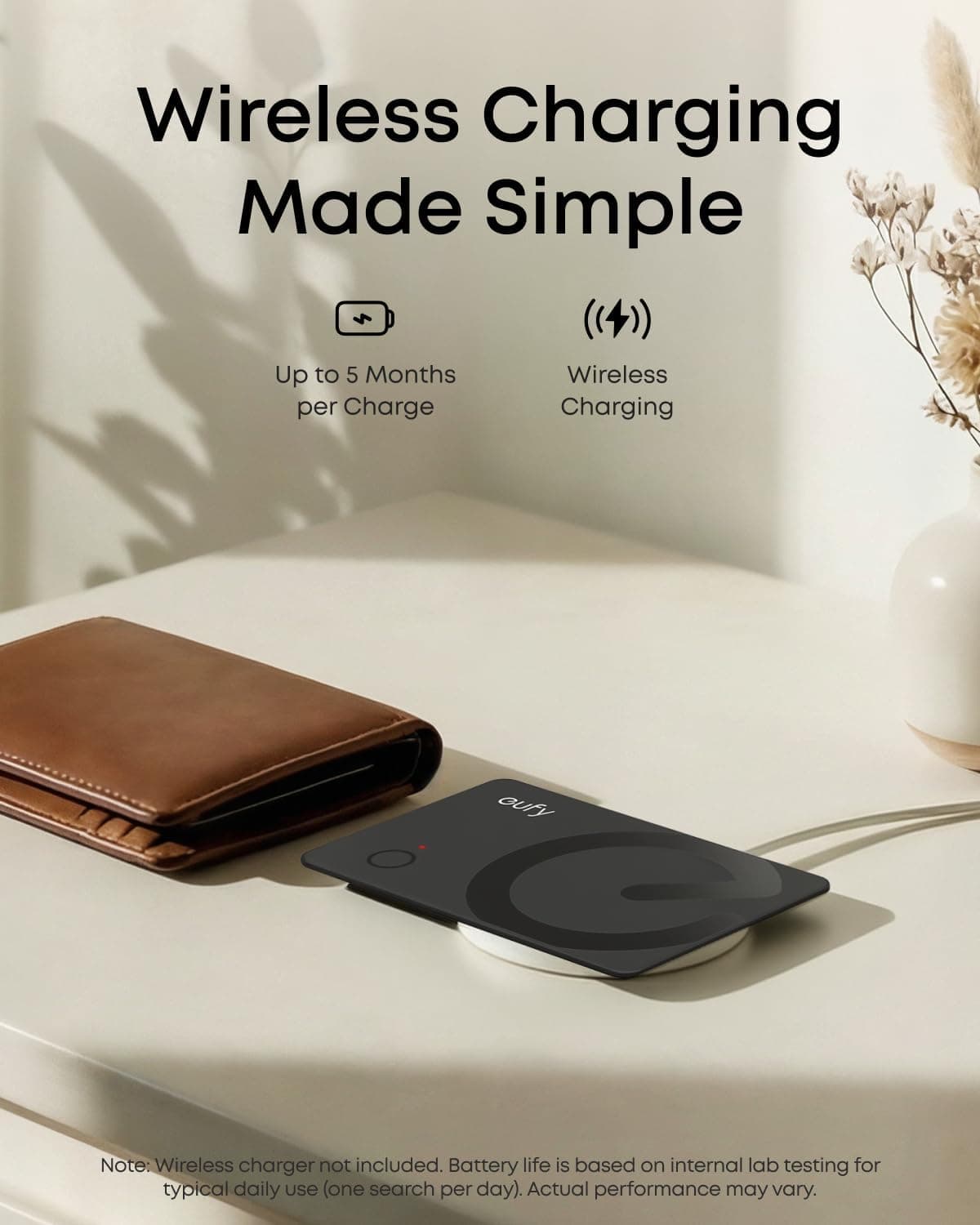 ردیاب هوشمند کارتی eufy Security فوقباریک 1.7 mm با شارژ بیسیم مدل E40 ردیاب هوشمند کارتی eufy Security فوقباریک 1.7 mm با شارژ بیسیم مدل E40