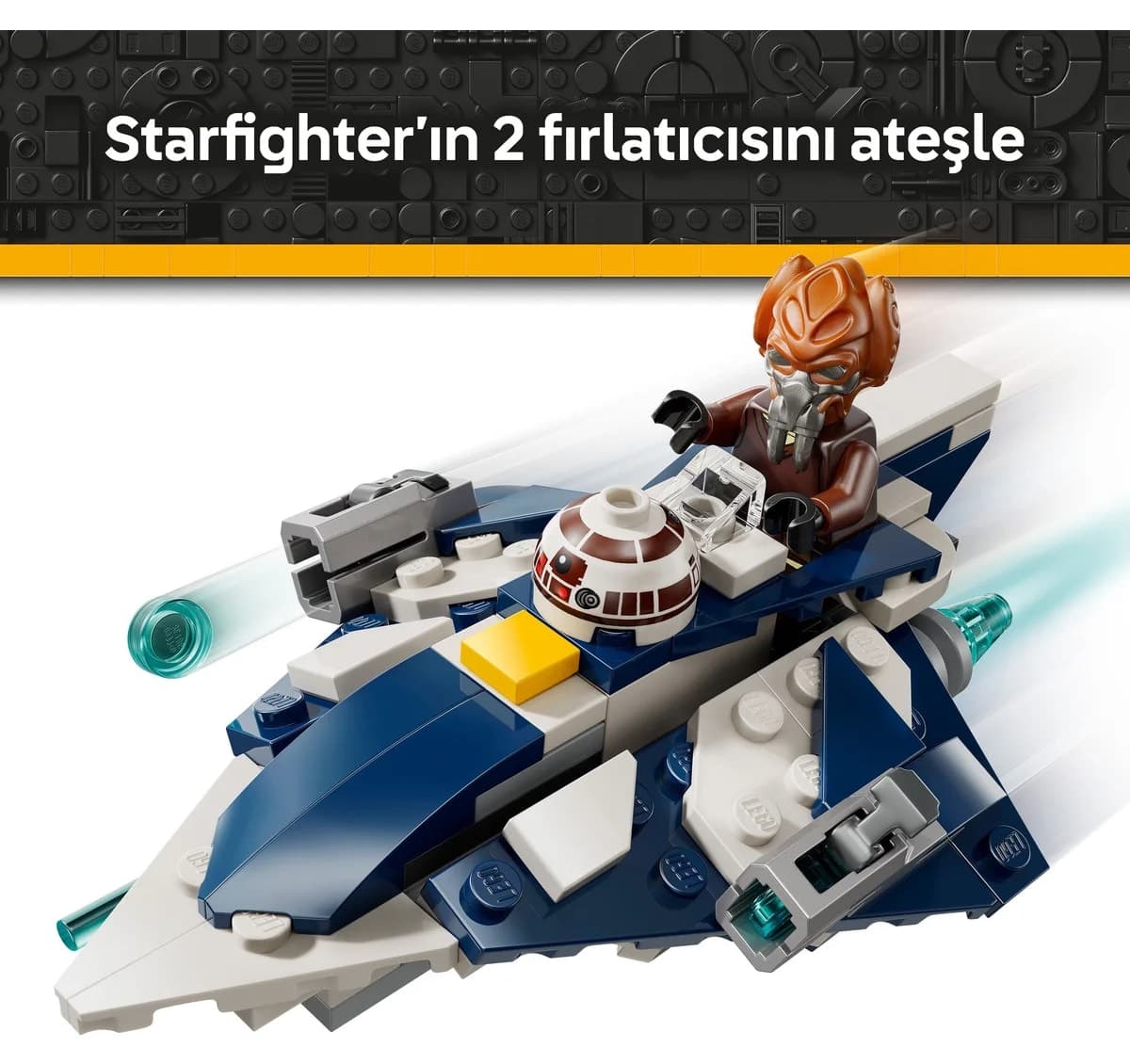 لگو Star Wars جنگنده میکرو Plo Koon's Jedi Starfighter 75400 لگو Star Wars جنگنده میکرو Plo Koon's Jedi Starfighter 75400