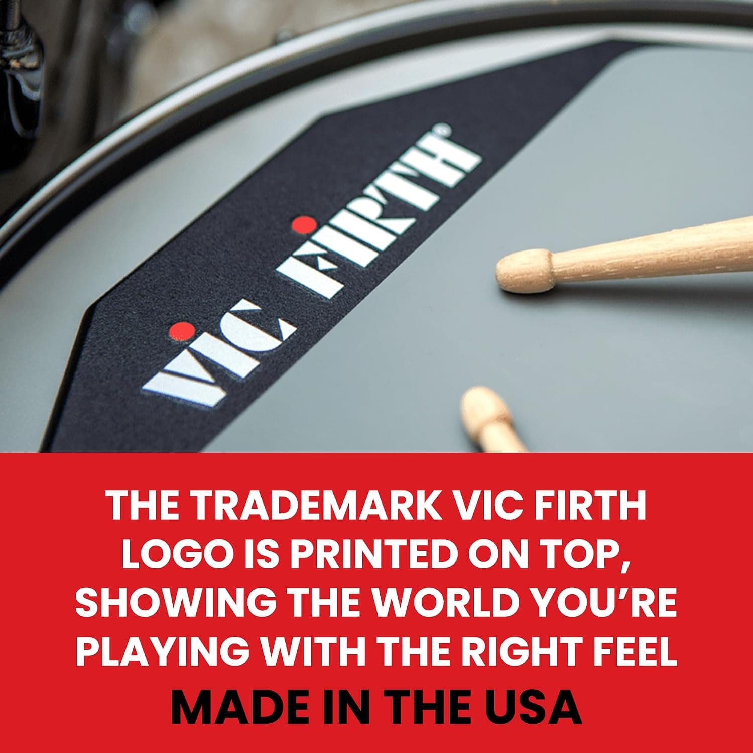 پد تمرین Vic Firth دوطرفه 6" سخت و نرم پد تمرین Vic Firth دوطرفه 6" سخت و نرم
