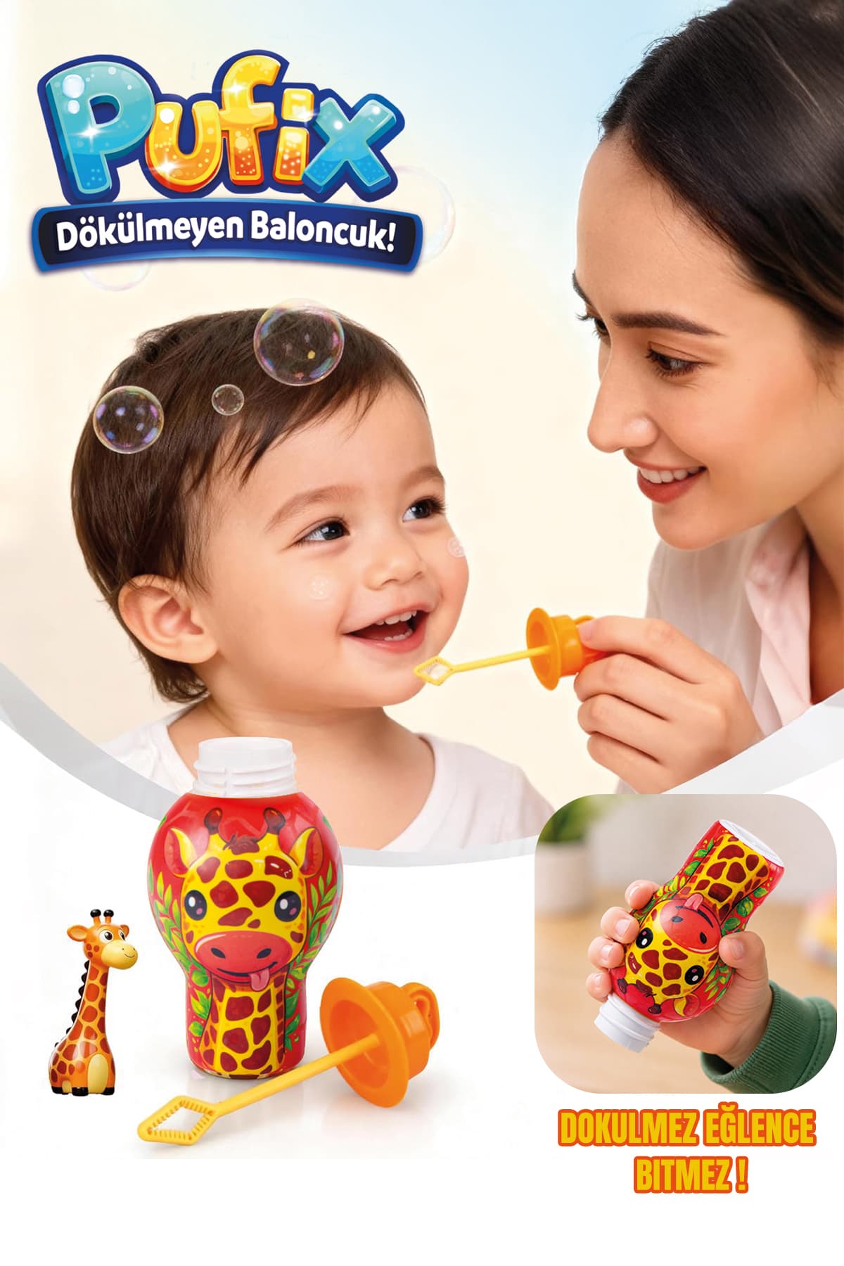 اسباببازی حبابساز کودک mucciden Pufix ضدریزش با طرح حیوانات اسباببازی حبابساز کودک mucciden Pufix ضدریزش با طرح حیوانات