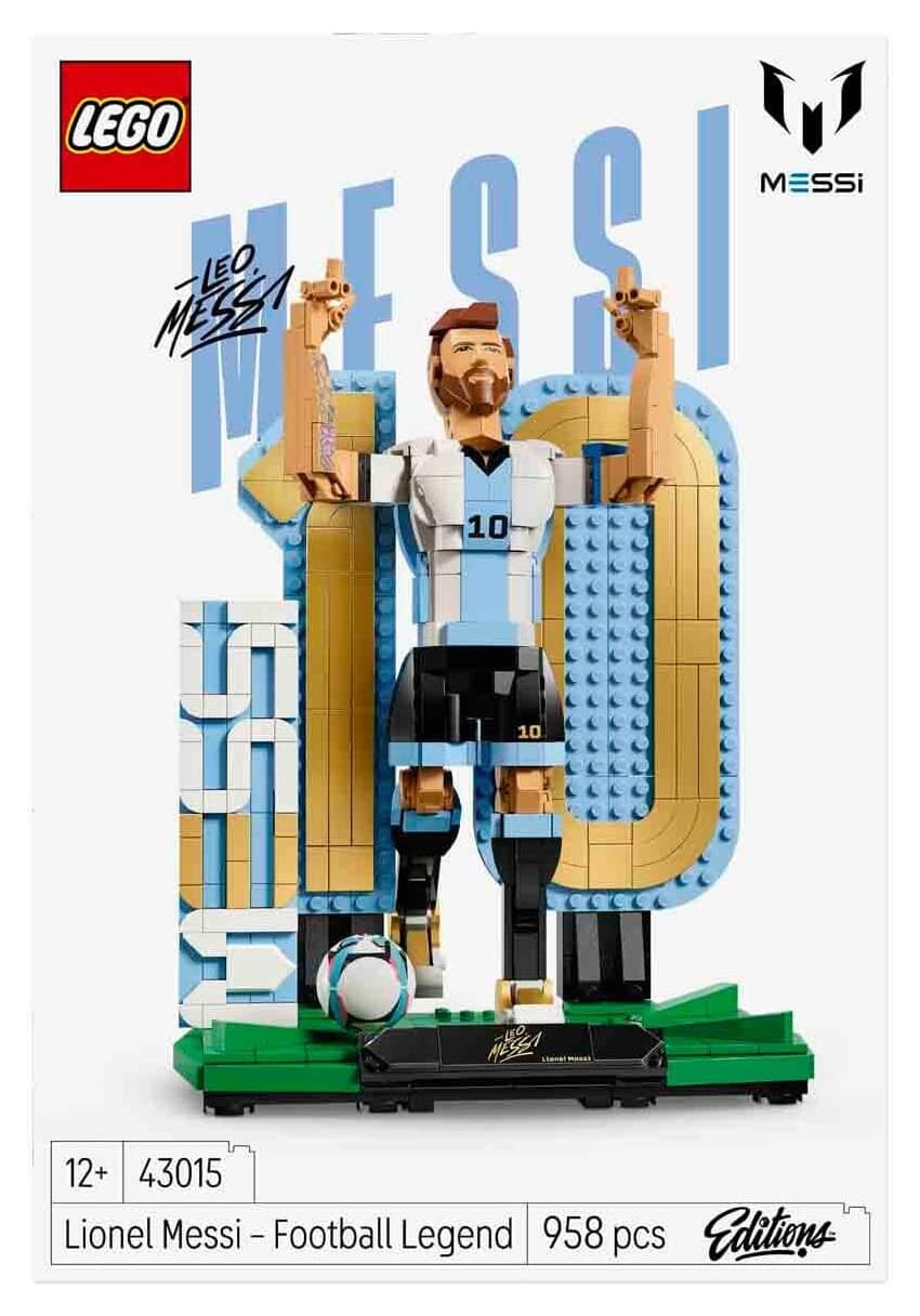 لگو Editions Lionel Messi دکوراتیو افسانه فوتبال مدل 43015 لگو Editions Lionel Messi دکوراتیو افسانه فوتبال مدل 43015
