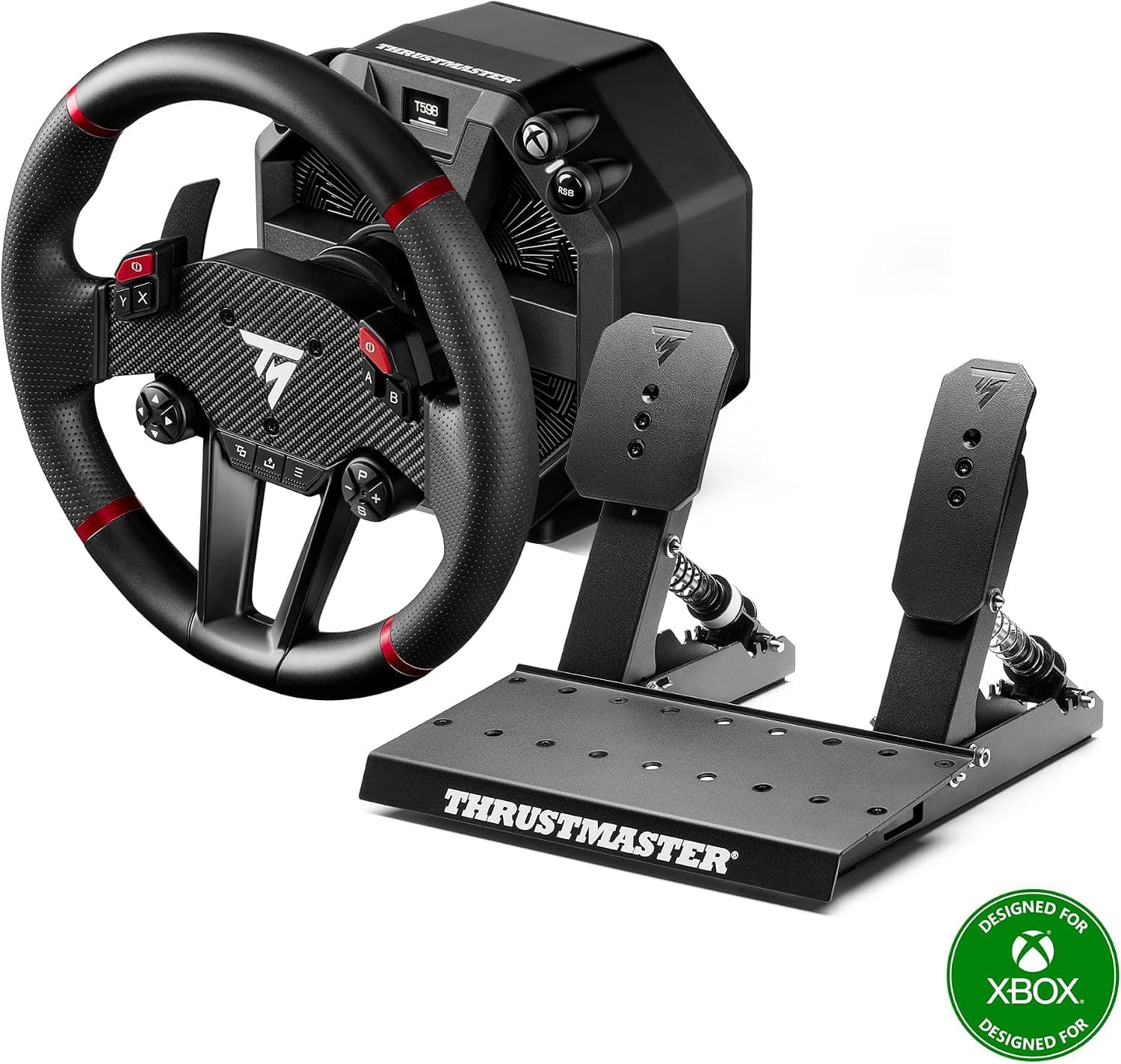 فرمان مسابقهای مخصوص PS5، PS4 و PC Thrustmaster با Direct Axial Drive و بازخورد نیرویی مدل T598 فرمان مسابقهای مخصوص PS5، PS4 و PC Thrustmaster با Direct Axial Drive و بازخورد نیرویی مدل T598