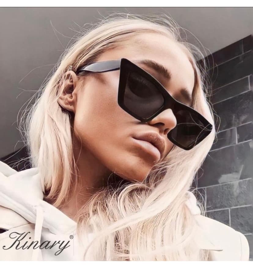 عینک آفتابی زنانه Kinary مشکی کت آی مدل 1009 عینک آفتابی زنانه Kinary مشکی کت آی مدل 1009