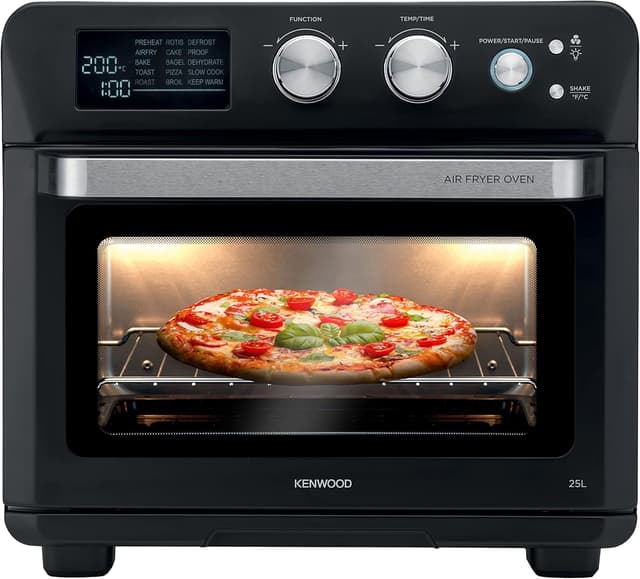 فر توستر ۲ در ۱ Kenwood 25L سرخکن هوایی مدل MOA25.600BK مشکی فر توستر ۲ در ۱ Kenwood 25L سرخکن هوایی مدل MOA25.600BK مشکی