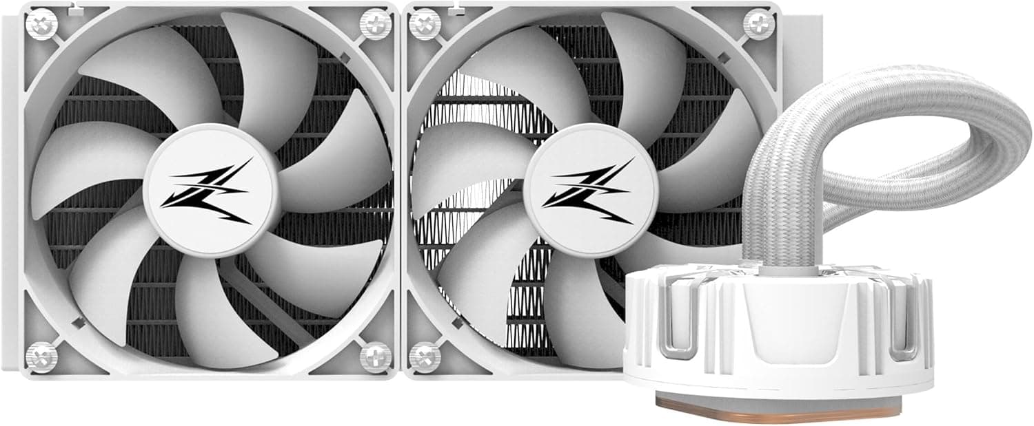خنککننده مایع پردازنده Zalman سفید سازگار با Intel LGA 1700 مدل Reserator5 Z24 خنککننده مایع پردازنده Zalman سفید سازگار با Intel LGA 1700 مدل Reserator5 Z24