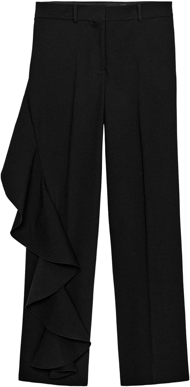 شلوار زنانه Zara ZW Collection ولاندار مشکی سایز M شلوار زنانه Zara ZW Collection ولاندار مشکی سایز M