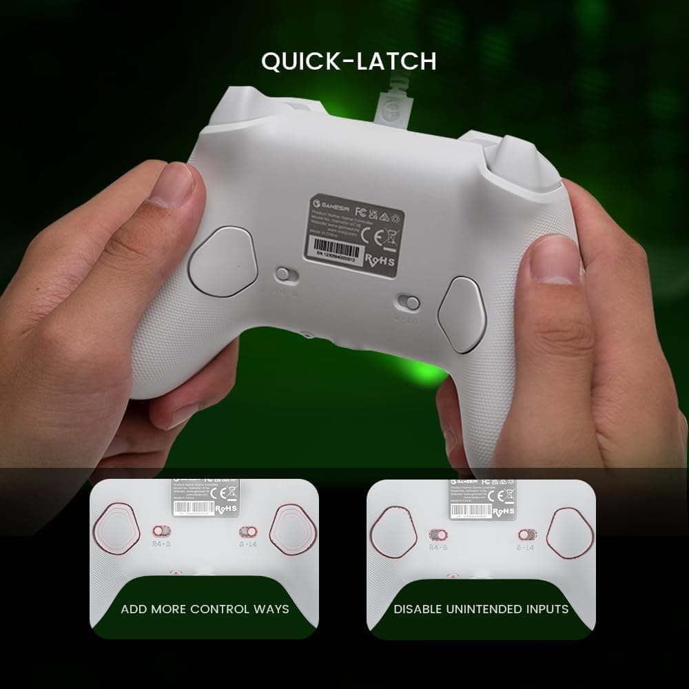 دسته بازی سیمی برای Xbox Series X|S، Xbox One و Windows 10/11 GameSir با جویاستیک و تریگر Hall Effect، جک صوتی 3.5 mm مدل G7 SE دسته بازی سیمی برای Xbox Series X|S، Xbox One و Windows 10/11 GameSir با جویاستیک و تریگر Hall Effect، جک صوتی 3.5 mm مدل G7 SE