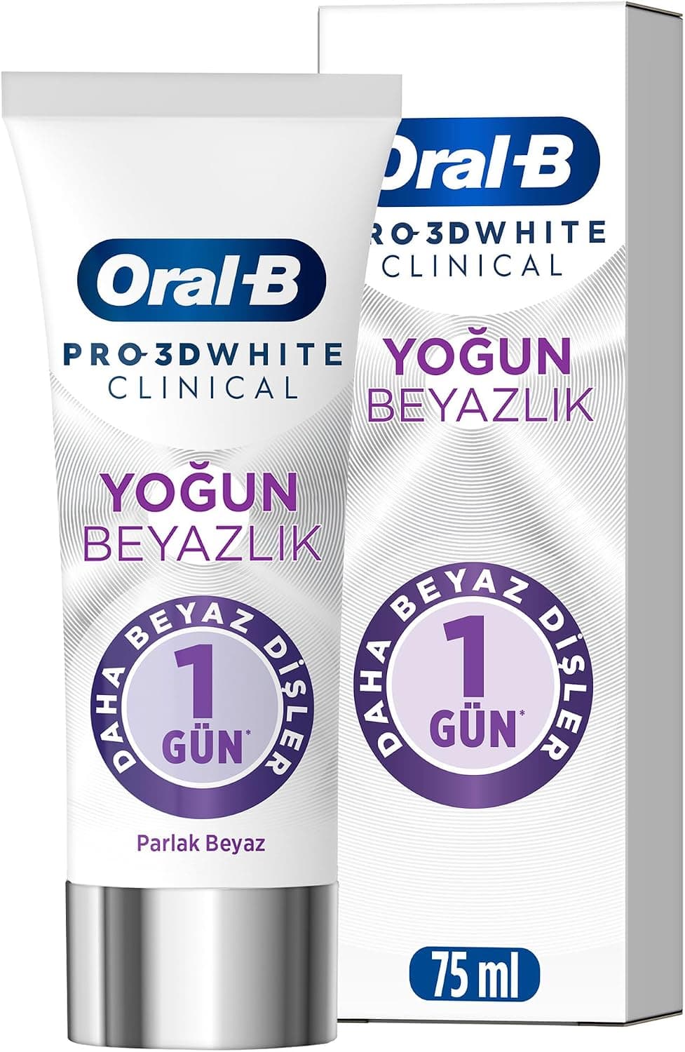 خمیردندان Oral-B Pro 3D White Clinical سفیدکنندگی شدید 75 ml خمیردندان Oral-B Pro 3D White Clinical سفیدکنندگی شدید 75 ml