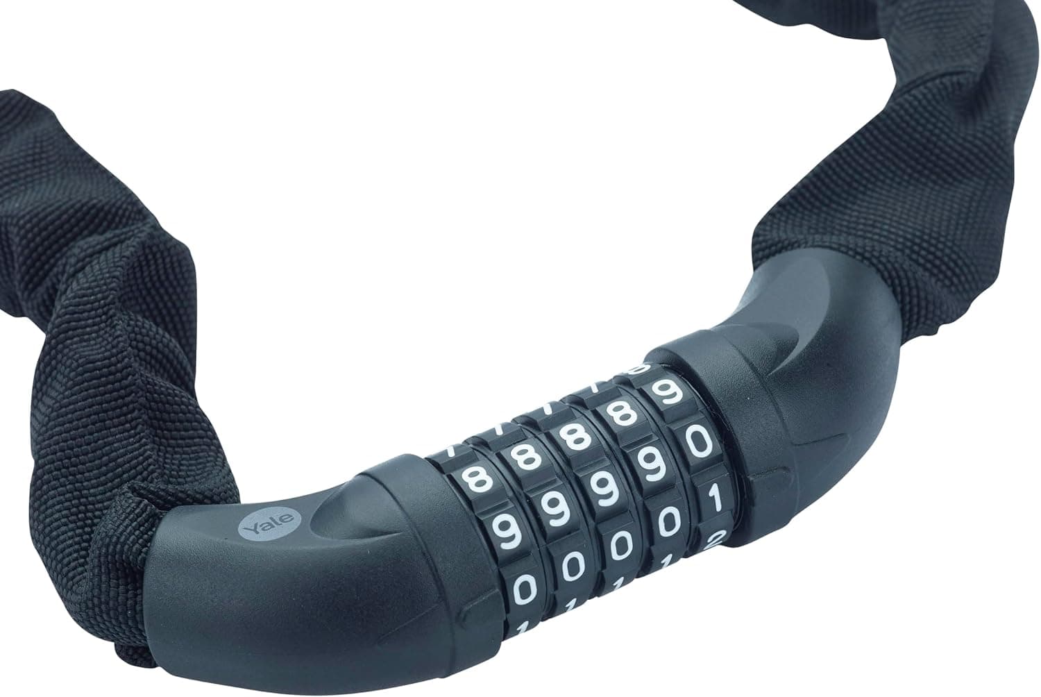 زنجیر امنیتی رمزدار Yale Essential با طول 900 mm، فولاد کربنی و آلیاژ روی، کد ۵ رقمی، مدل YCHC0/6/90/2 زنجیر امنیتی رمزدار Yale Essential با طول 900 mm، فولاد کربنی و آلیاژ روی، کد ۵ رقمی، مدل YCHC0/6/90/2