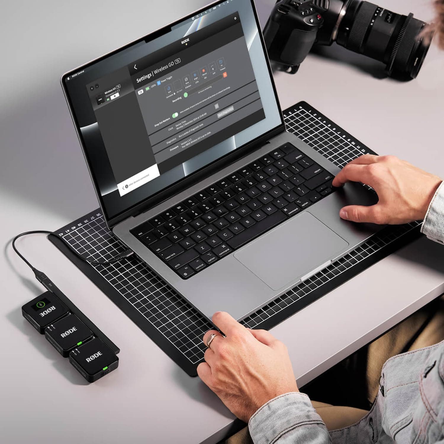 ست میکروفون بیسیم RØDE با دو فرستنده و قابلیت ضبط 32-bit مدل Wireless GO (Gen 3) ست میکروفون بیسیم RØDE با دو فرستنده و قابلیت ضبط 32-bit مدل Wireless GO (Gen 3)