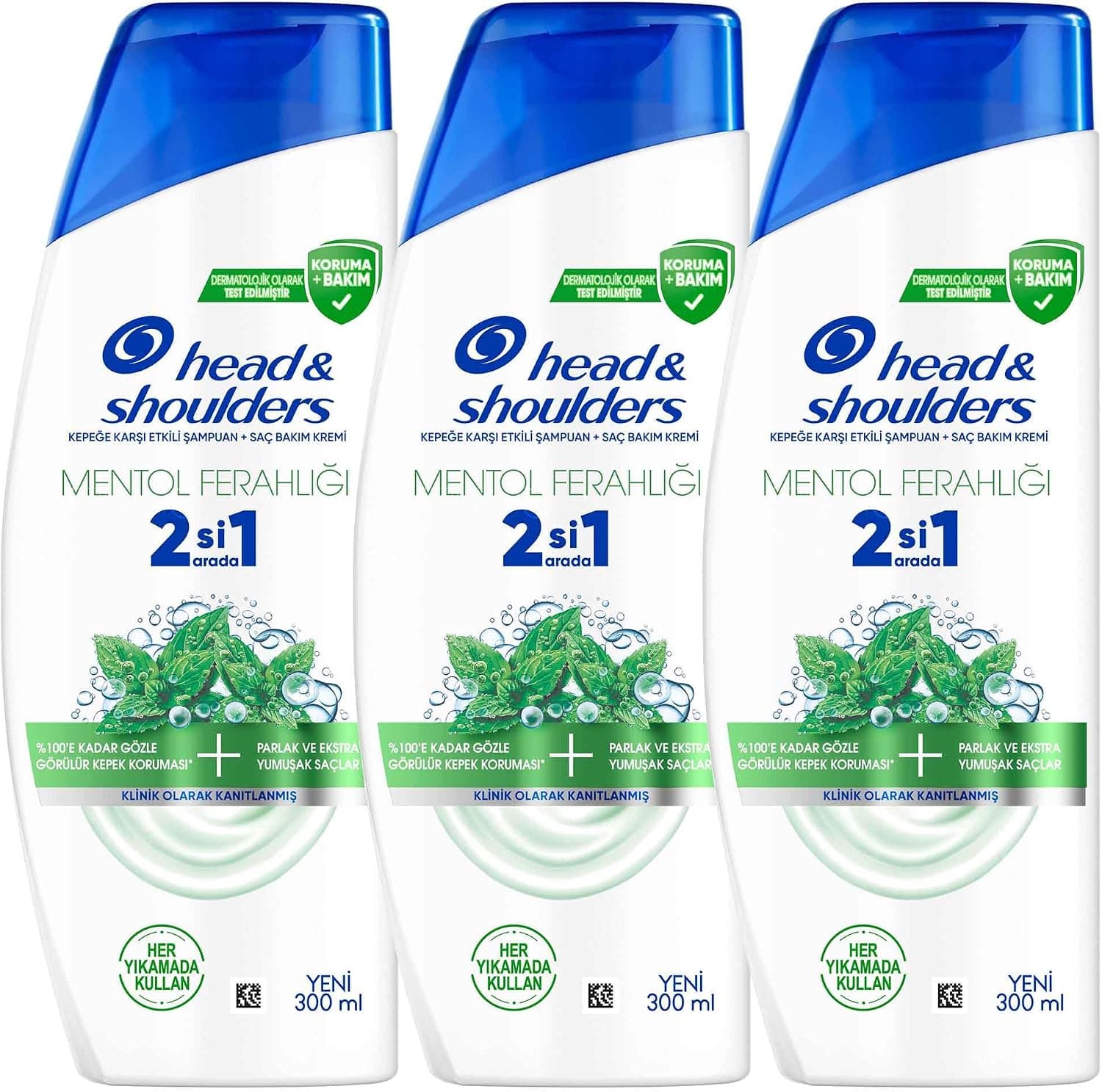 شامپو ضد شوره Head & Shoulders طراوت منتول 2 در 1 300ml شامپو ضد شوره Head & Shoulders طراوت منتول 2 در 1 300ml