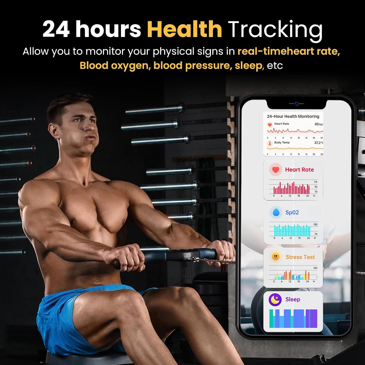 دستبند ردیاب تناسب اندام ArmFit Deep Zeero با پایش فعالیت و خواب، پشتیبانی از اپلیکیشن و شارژدهی 15+ روزه دستبند ردیاب تناسب اندام ArmFit Deep Zeero با پایش فعالیت و خواب، پشتیبانی از اپلیکیشن و شارژدهی 15+ روزه