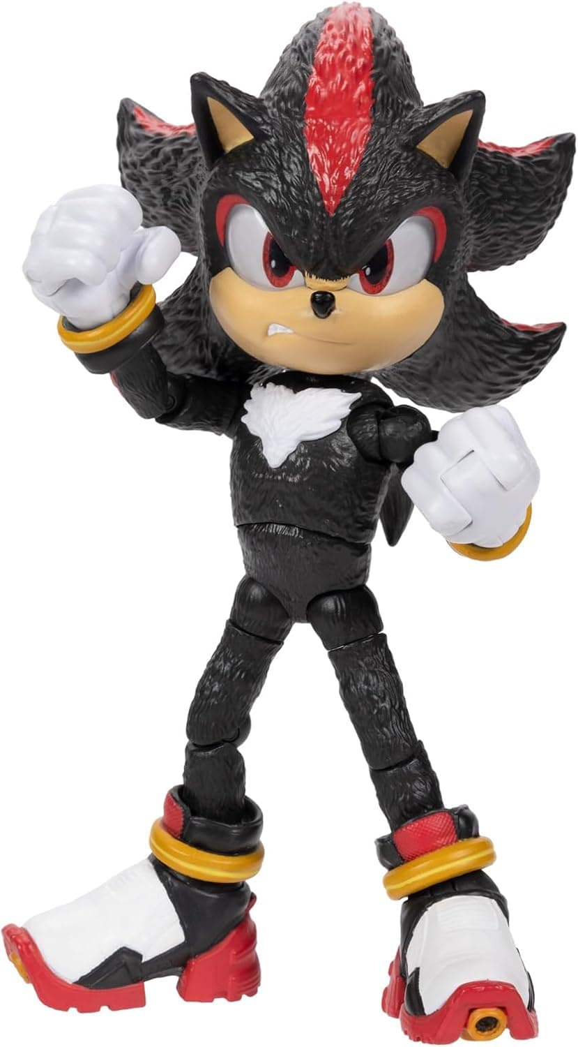 فیگور اکشن 5 اینچی Sonic The Hedgehog شخصیت Shadow مدل SONIC THE HEDGEHOG 3 فیگور اکشن 5 اینچی Sonic The Hedgehog شخصیت Shadow مدل SONIC THE HEDGEHOG 3