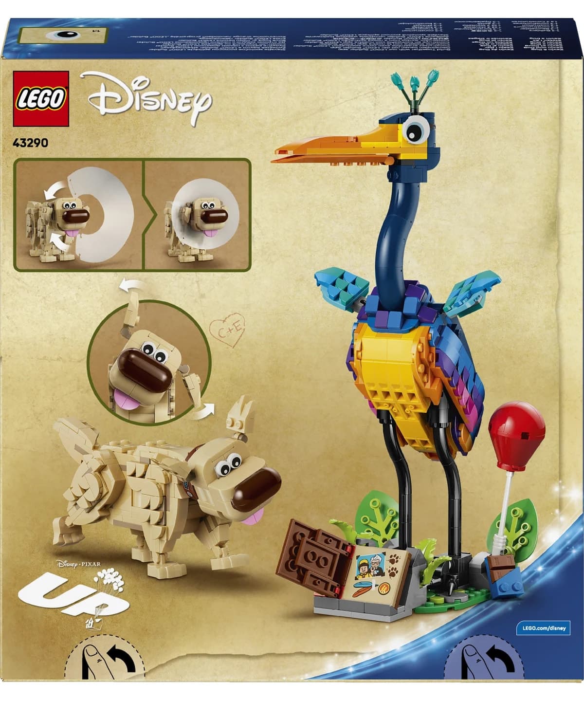 لگو Disney و Pixar Kevin و Dug مدل 43290 با 628 قطعه لگو Disney و Pixar Kevin و Dug مدل 43290 با 628 قطعه